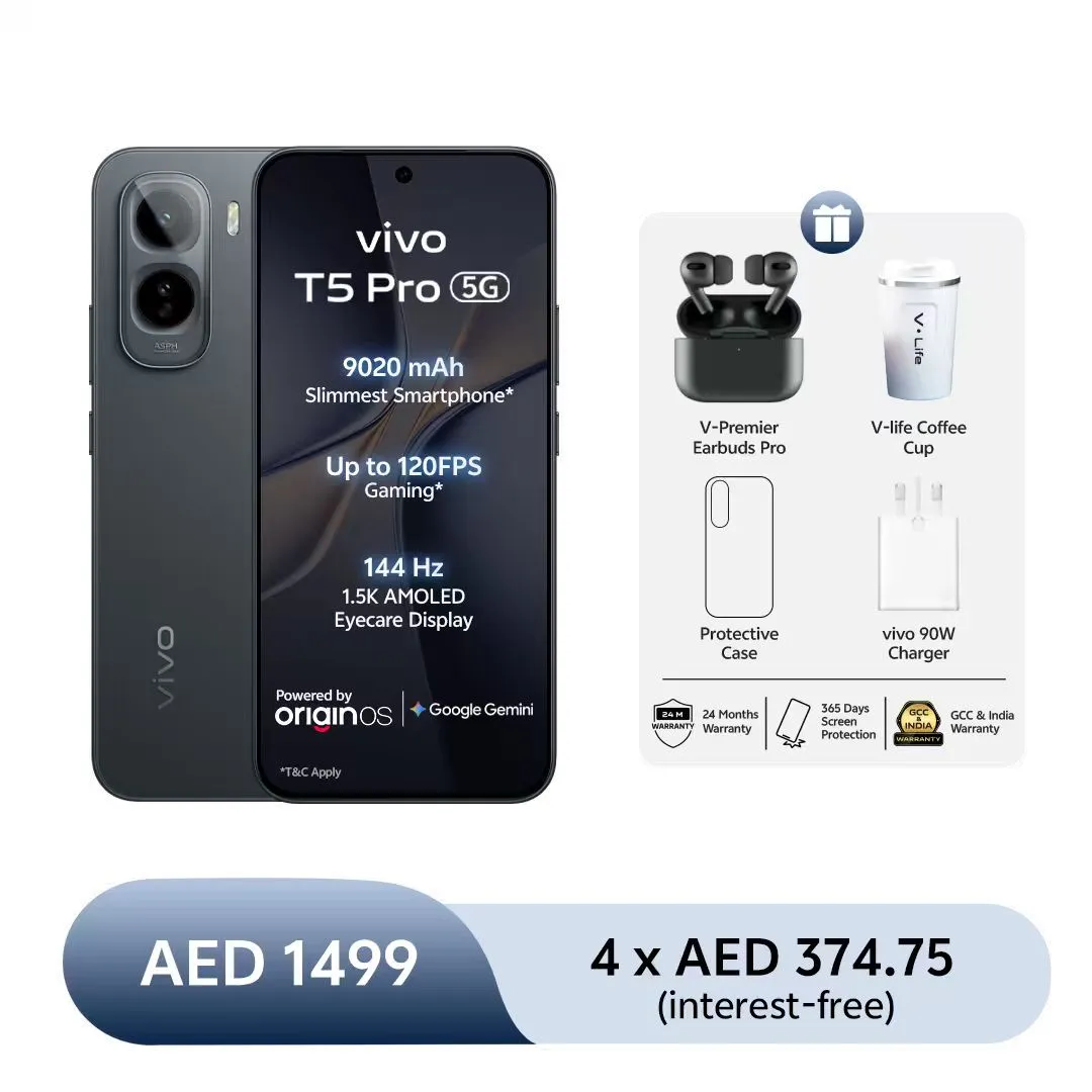 vivo T5 Pro 8GB+256GB Black_1