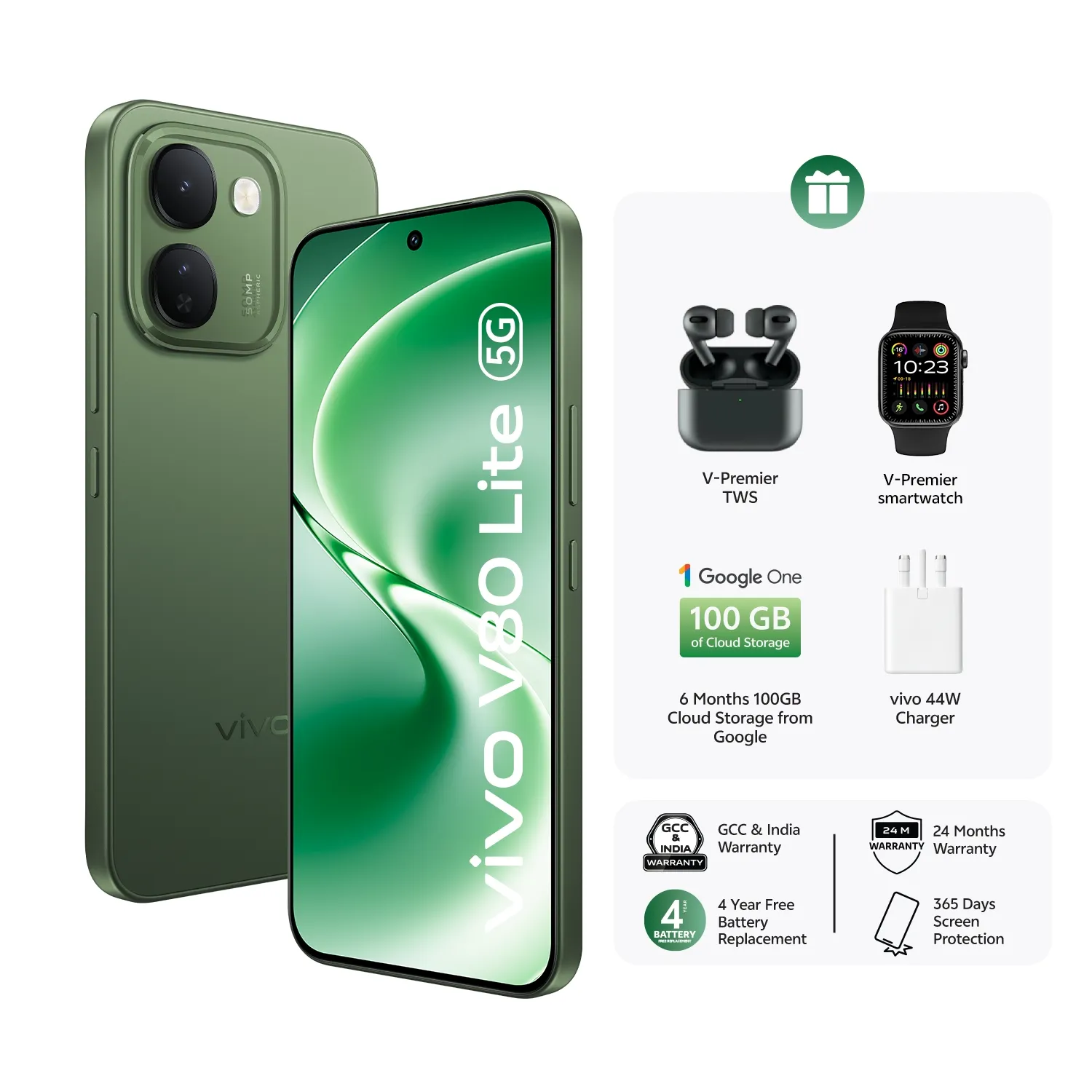 vivo V80 lite 8GB+128GB Green_1