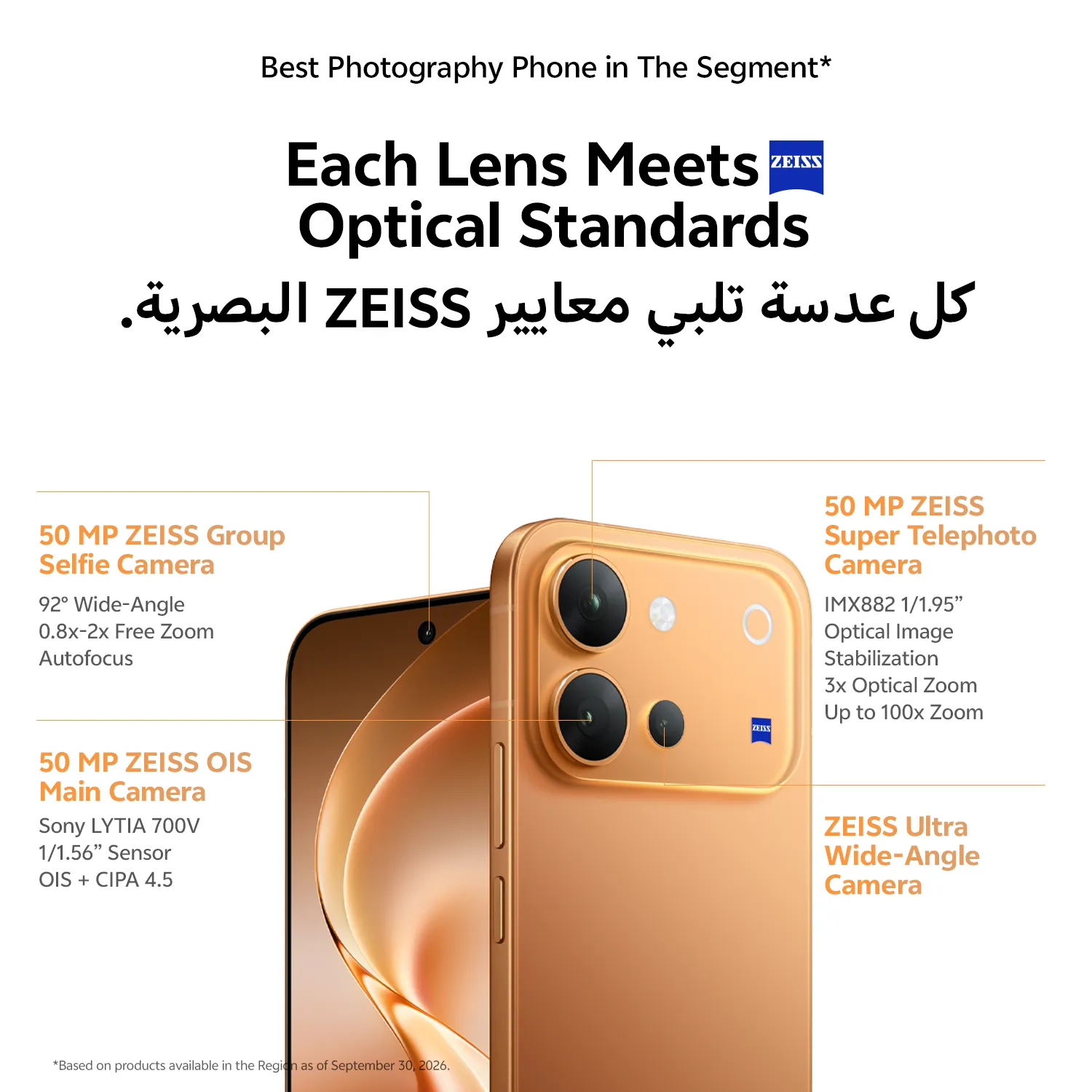 vivo V80 （Pre-order  shipment from Oct.14th） Orange 8GB+256GB_2