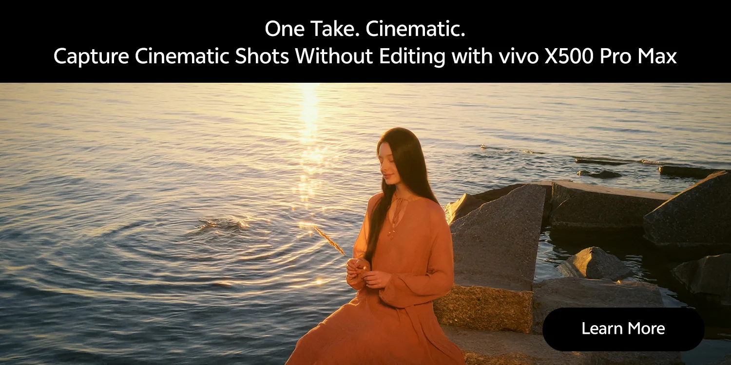 One Take. Cinematic.Capture Cinematic Shots Without Editing with vivo X500 Pro Max