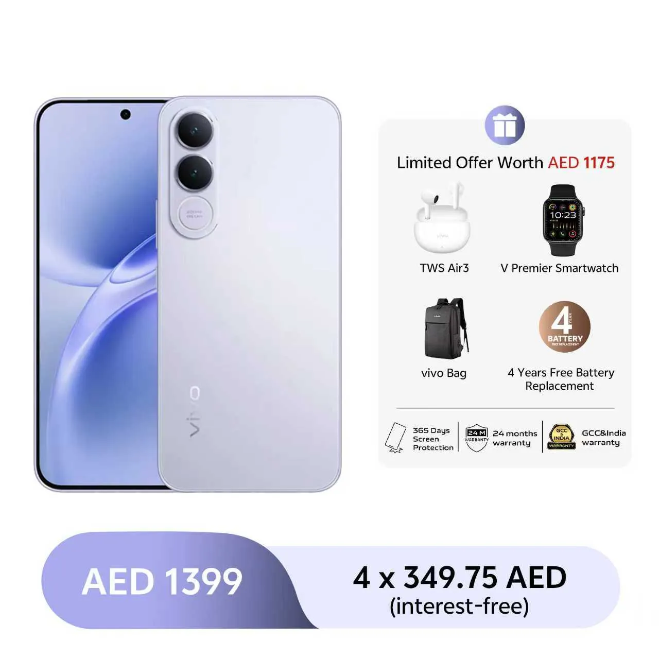 vivo V70 FE Silver 8GB+256GB_1