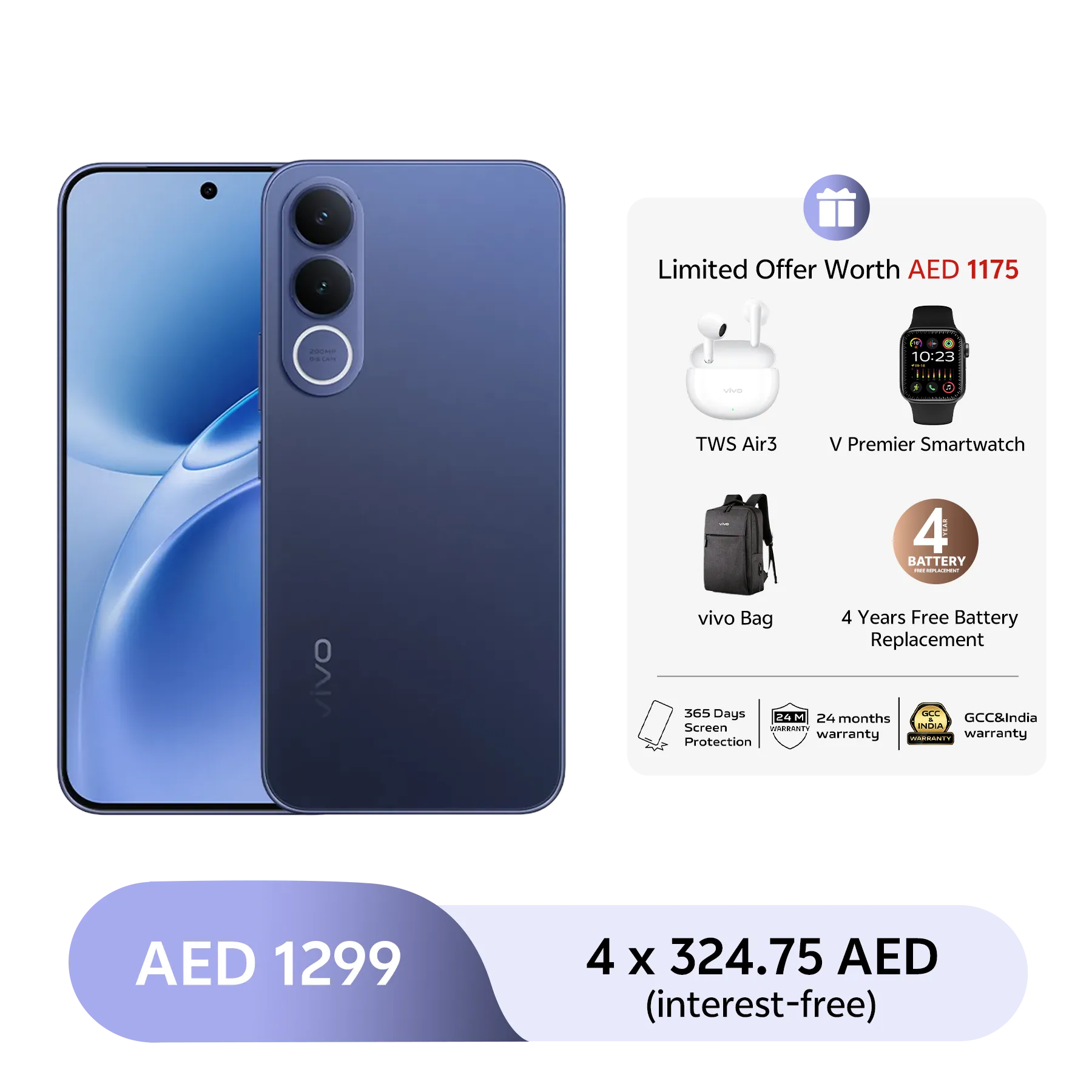 vivo V70 FE Blue 8GB+256GB_1