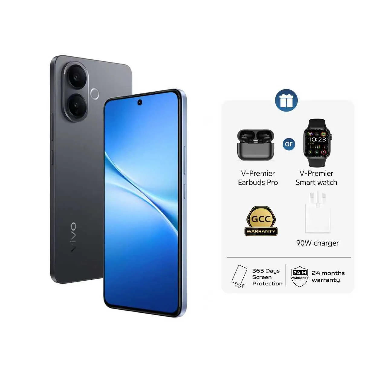 vivo V70 lite 8GB+128GB Black_1