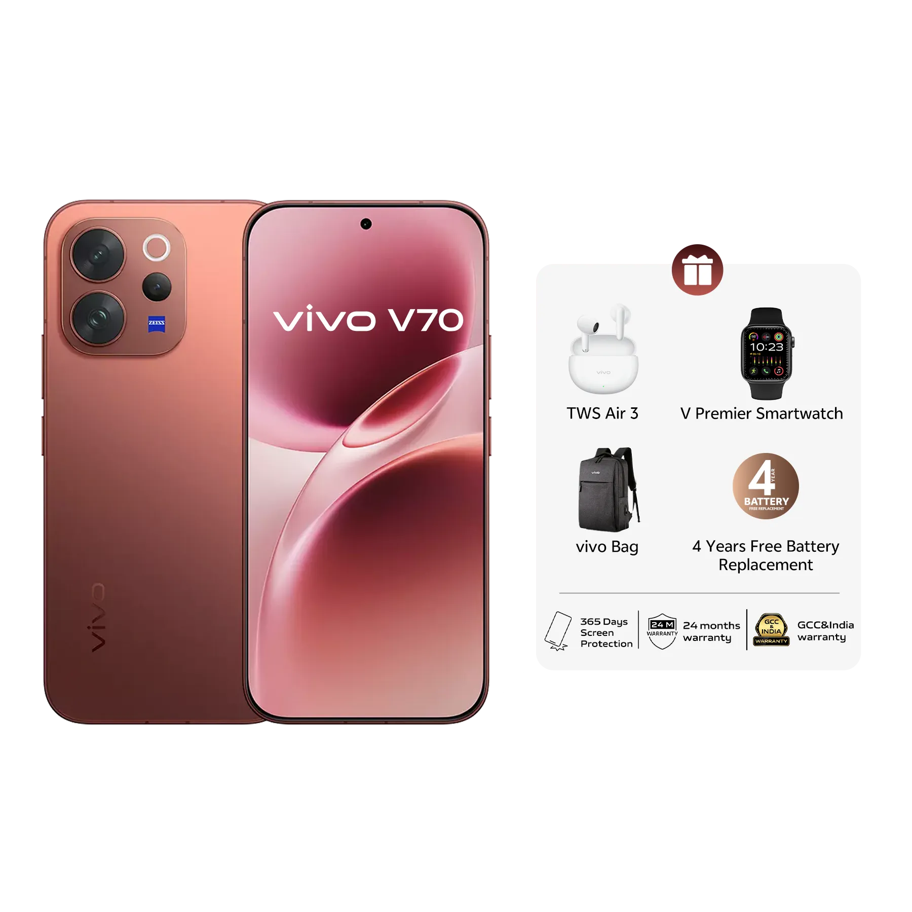 vivo V70 5G 12GB+256GB Brown_1